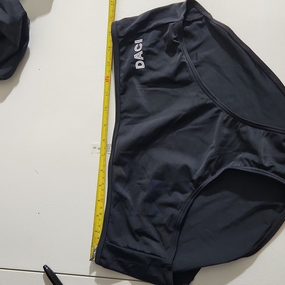 Daci bikini Womens black bottoms size XXL runs smaller see meaurments - Picture 5 of 6
